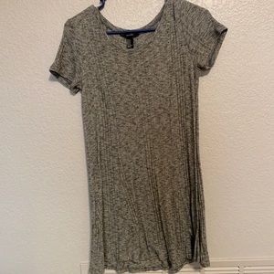 Short Grey sweater dress